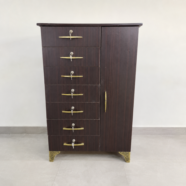 Multi-Drawer Wooden Wardrobe Cabinet