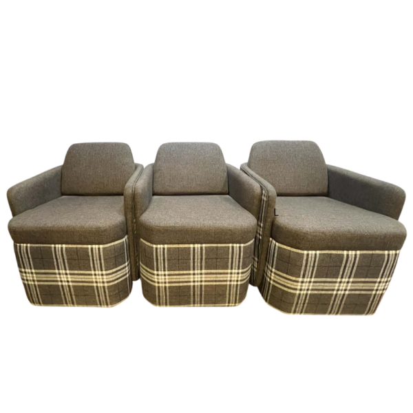3-Piece Modular Lounge Chairs
