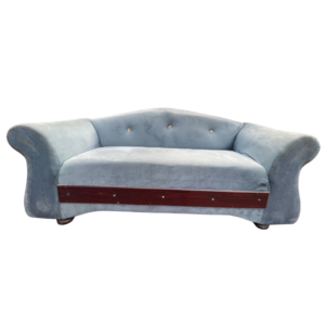 Curved Camel Back Sofa
