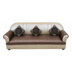Two-Tone Leatherette Sofa Set