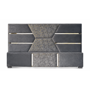 Bed with Gold Strip Detailing